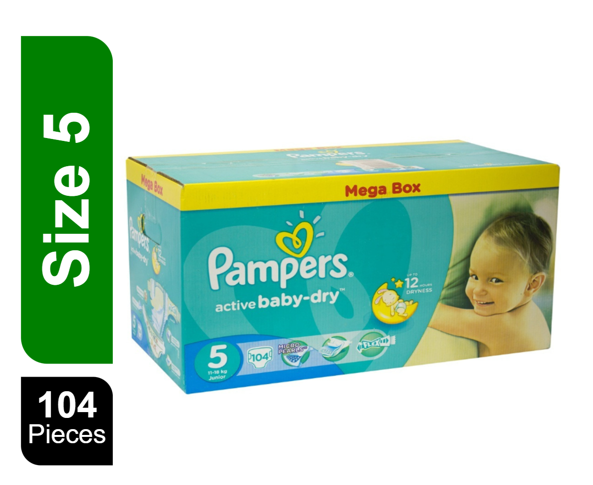 pampers acive baby dry 12-18