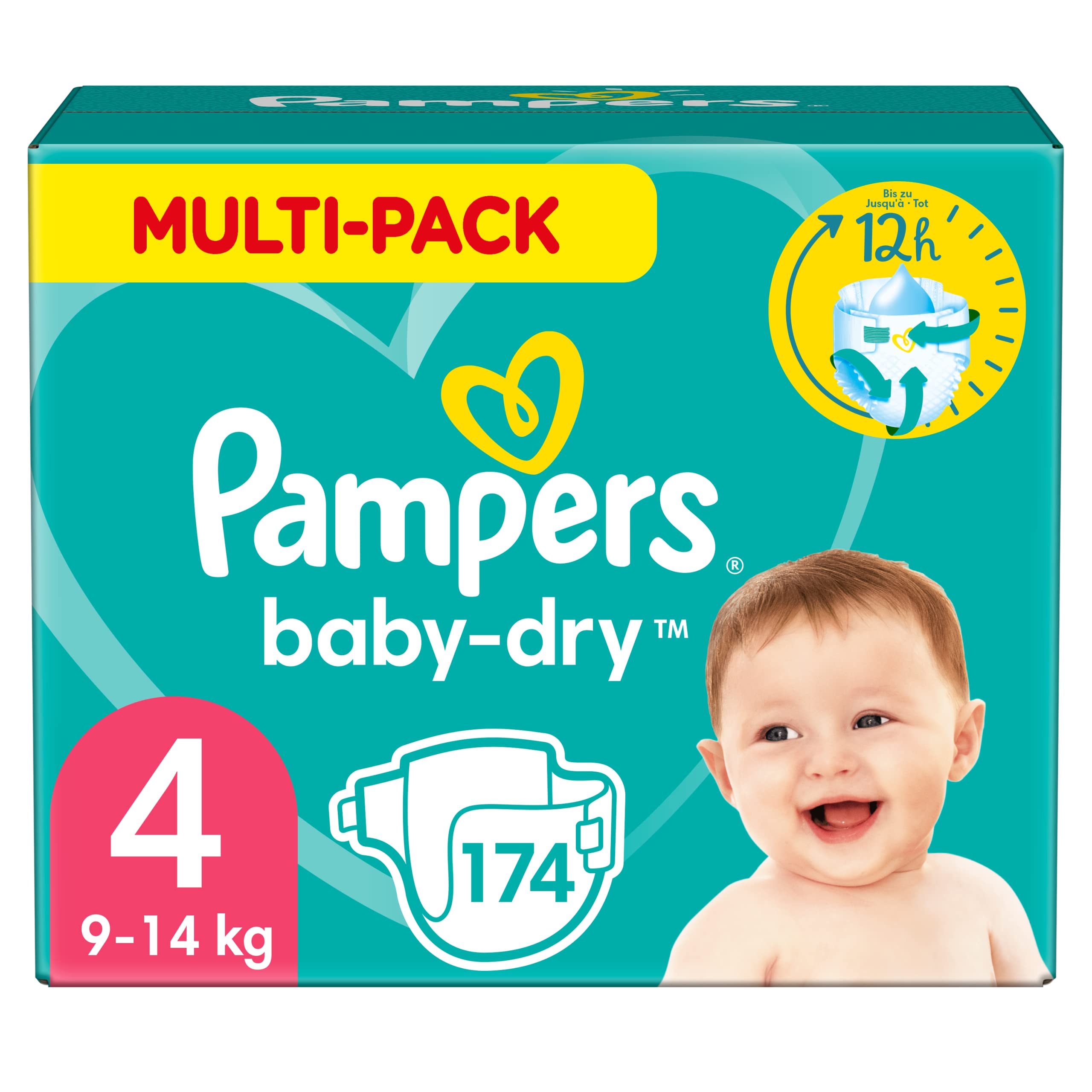 pampers 4 174 pieces