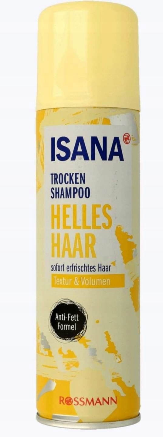 isana suchy szampon blond