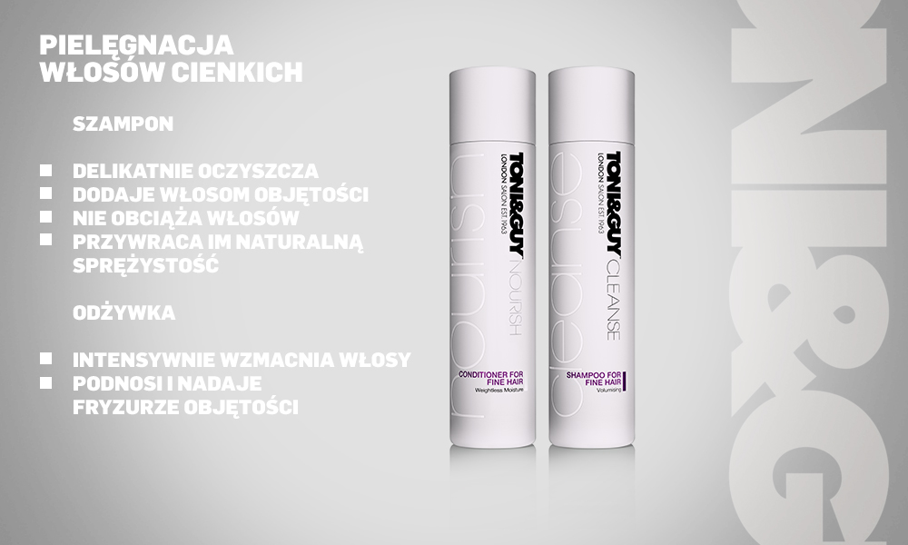 toni&guy volume addiction odżywka do włosów cienkich i delikatnych