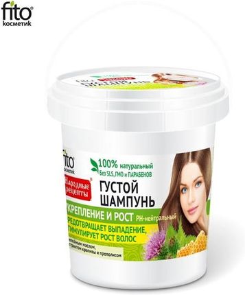 itokosmetik naturalny gęsty szampon na wzmocnienie i porost włosów