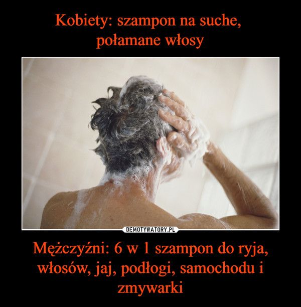 szampon dla mężczyzn śmieszne