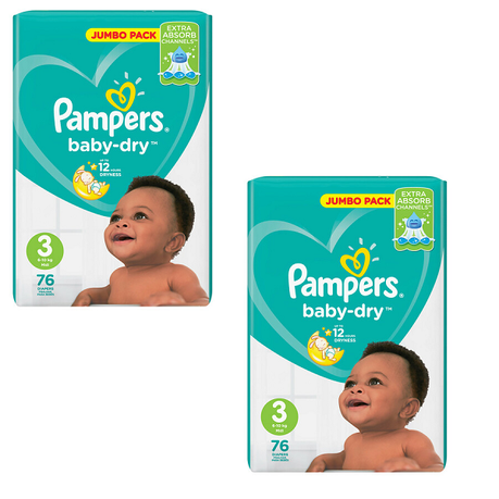 pampers jumbo pack size 3 price