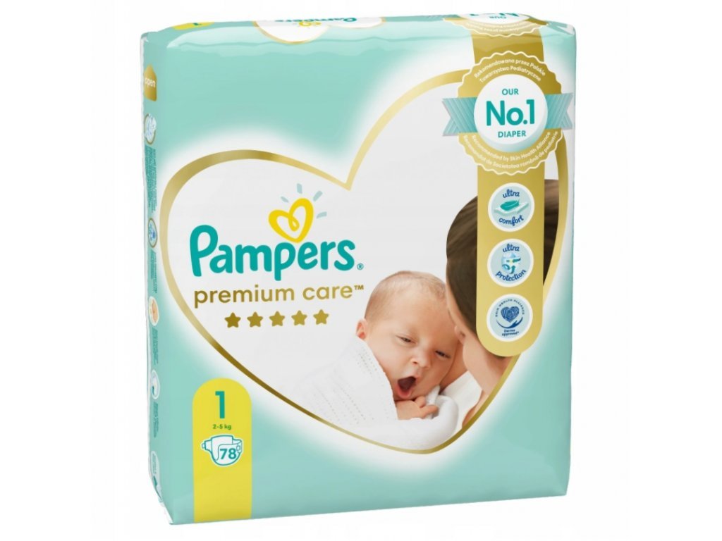 tanie pampersy pampers premium care 1