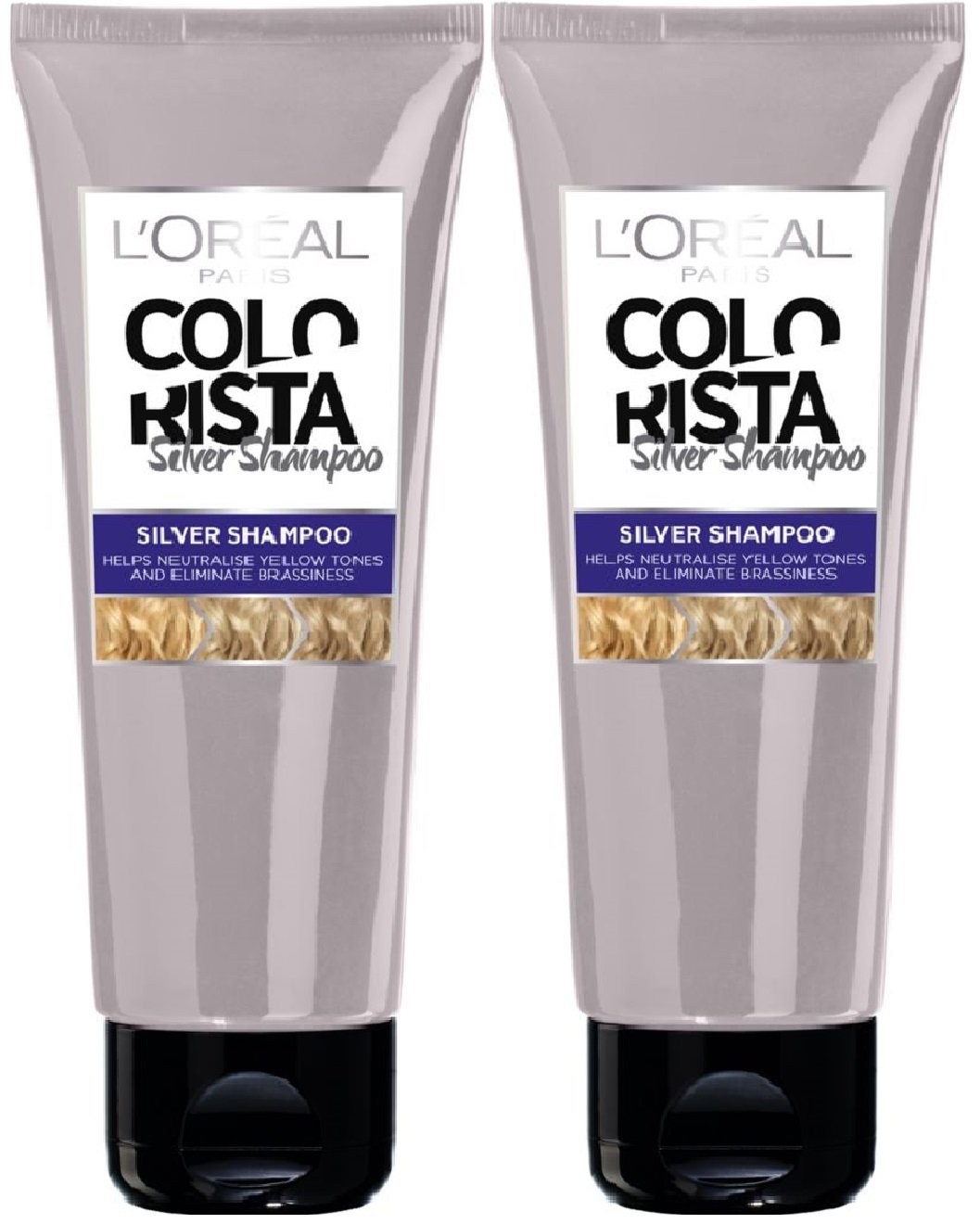 loreal colorista silver szampon włosy blond