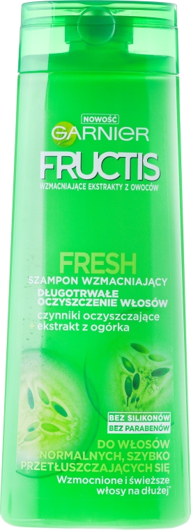 fructis szampon do włosów u nasady tłustych a suche końce