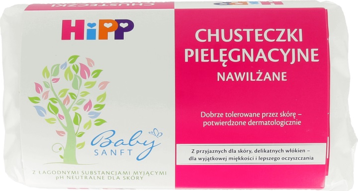 hipp babysanft nawilżane chusteczki pielęgnacyjne