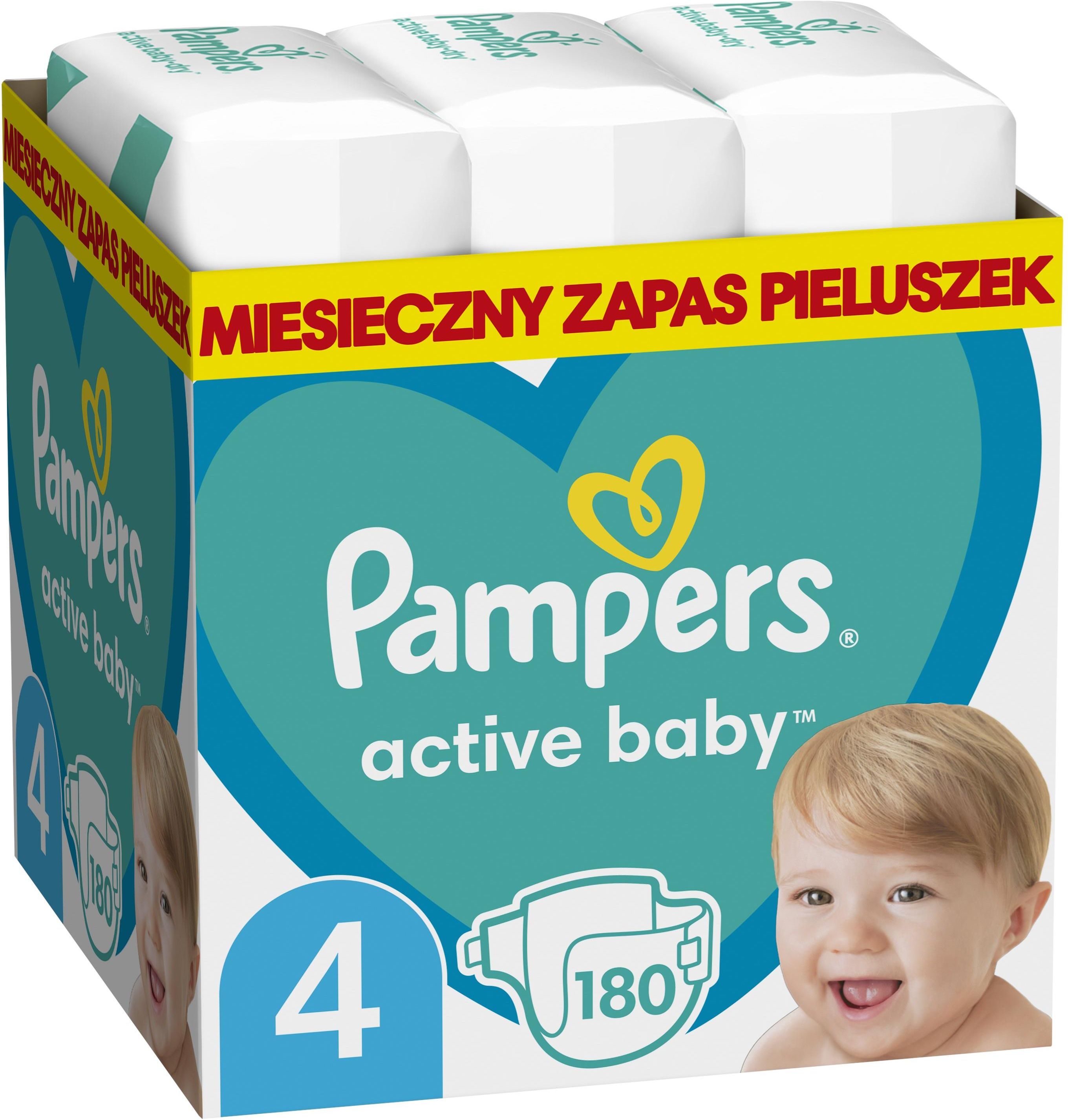 active baby rozmiar 4 pampers