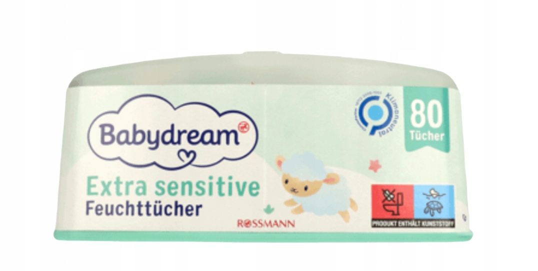 chusteczki nawilżane babydream sensitive skład