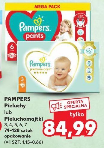 kaufland pieluchomajtki pampers