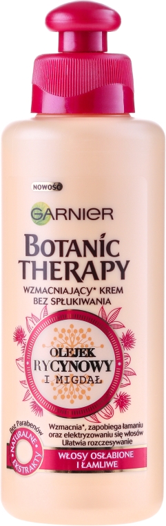 garnier botanic therapy krem do włosów olejek rycynowy