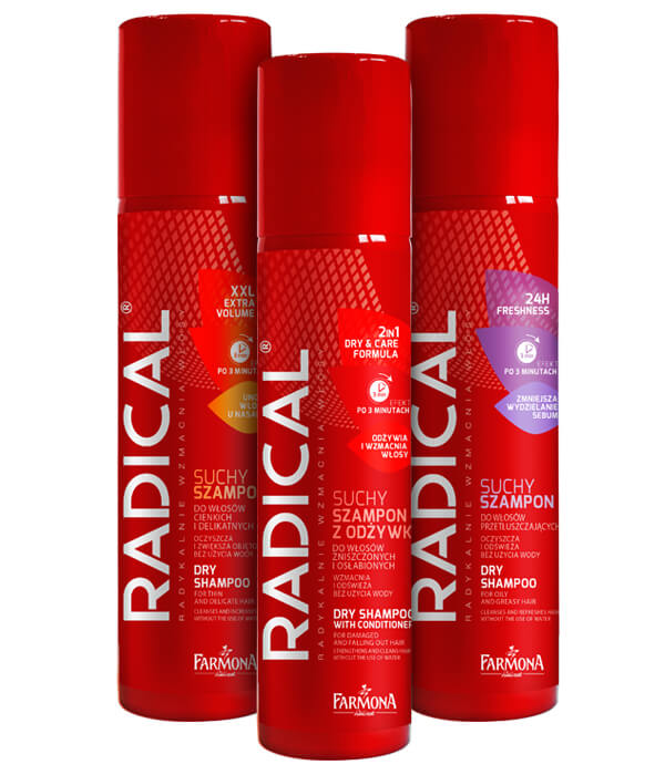 farmona radical szampon suchy do włosów tłustych 50 ml