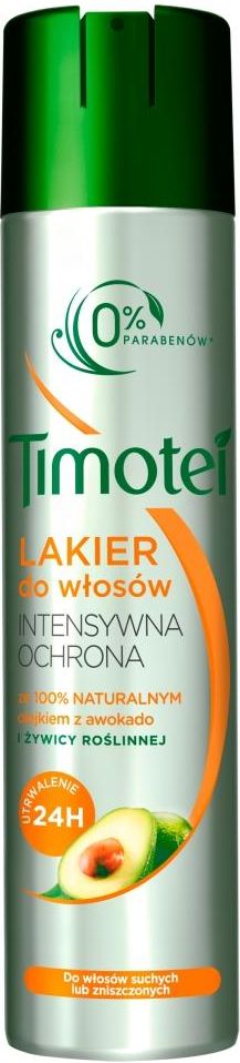 timotei lakier do włosów intensywna ochrona rossmann