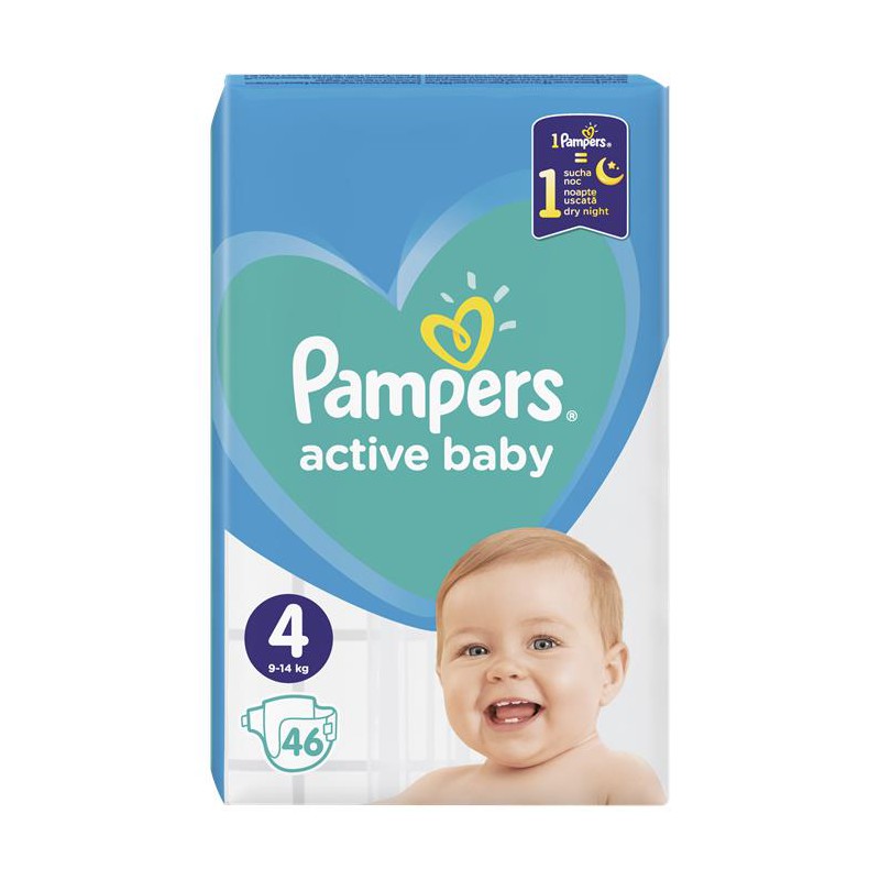 pieluszki pampers active baby 4