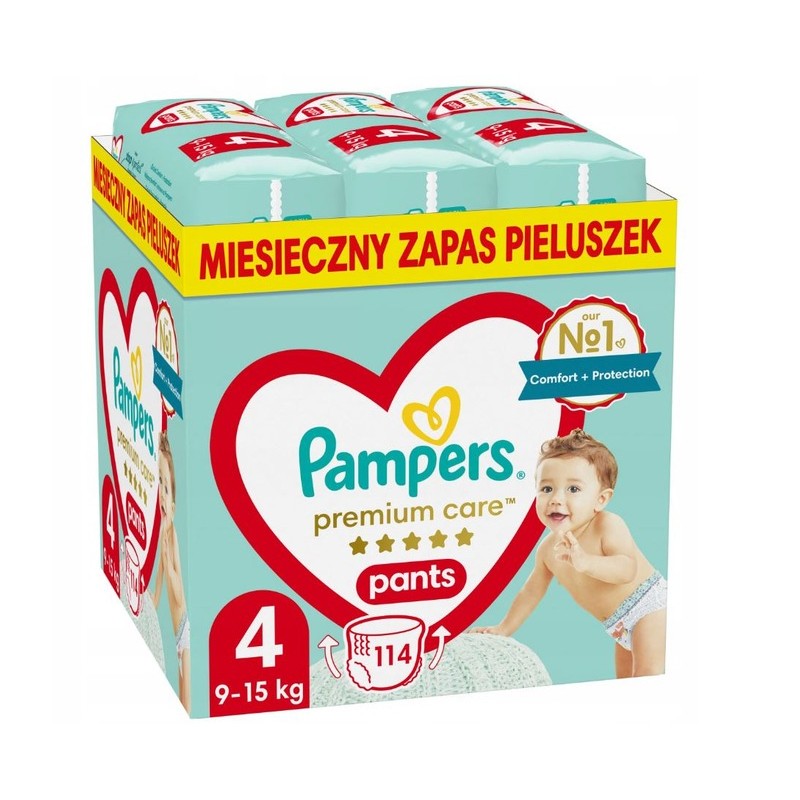 pieluchomajtki pampers care 4