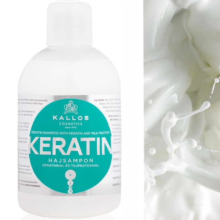 kallos kjmn keratin szampon z keratyną