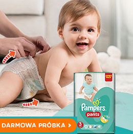 bezplatna probka pampers pants