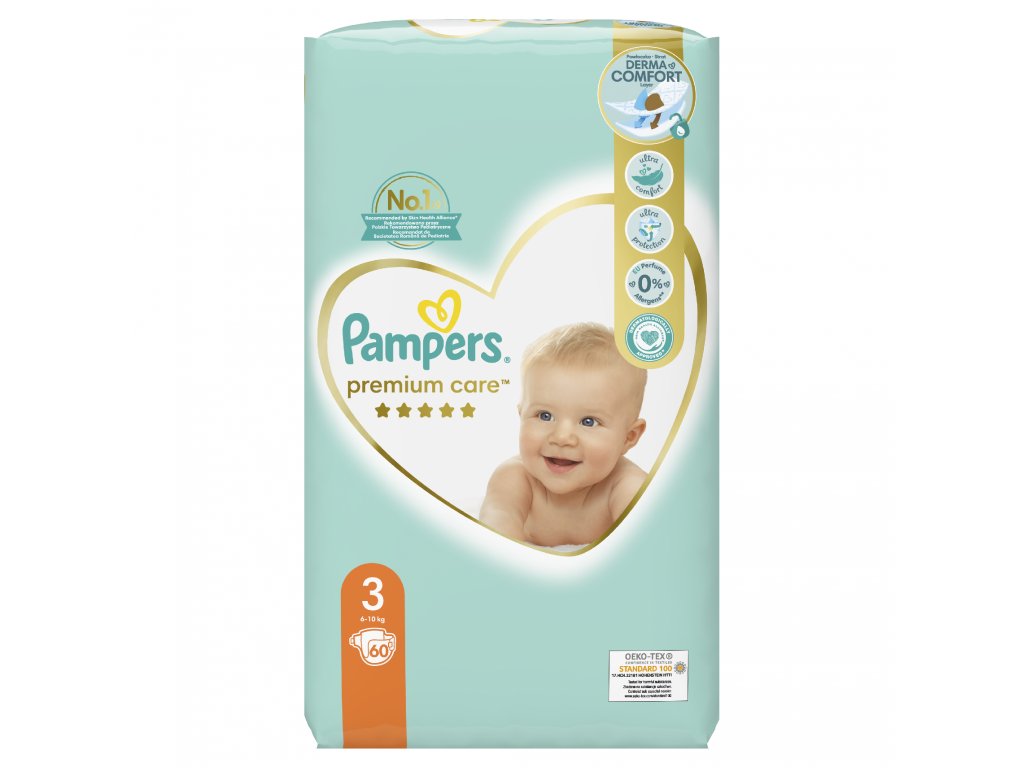 pampers premium care blekitne a zlote