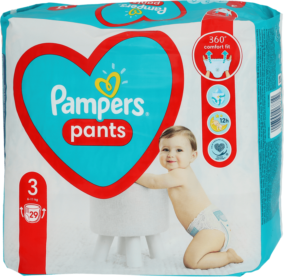 pampers majtki 3