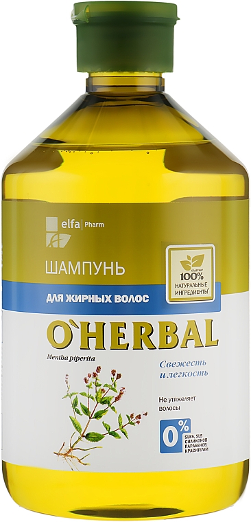 oherbal szampon przetłuszczające się