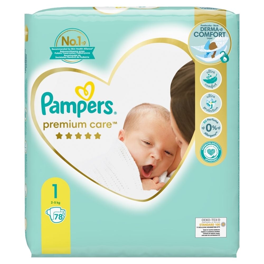 pampers premium care pieluchy 1 newborn carrefour