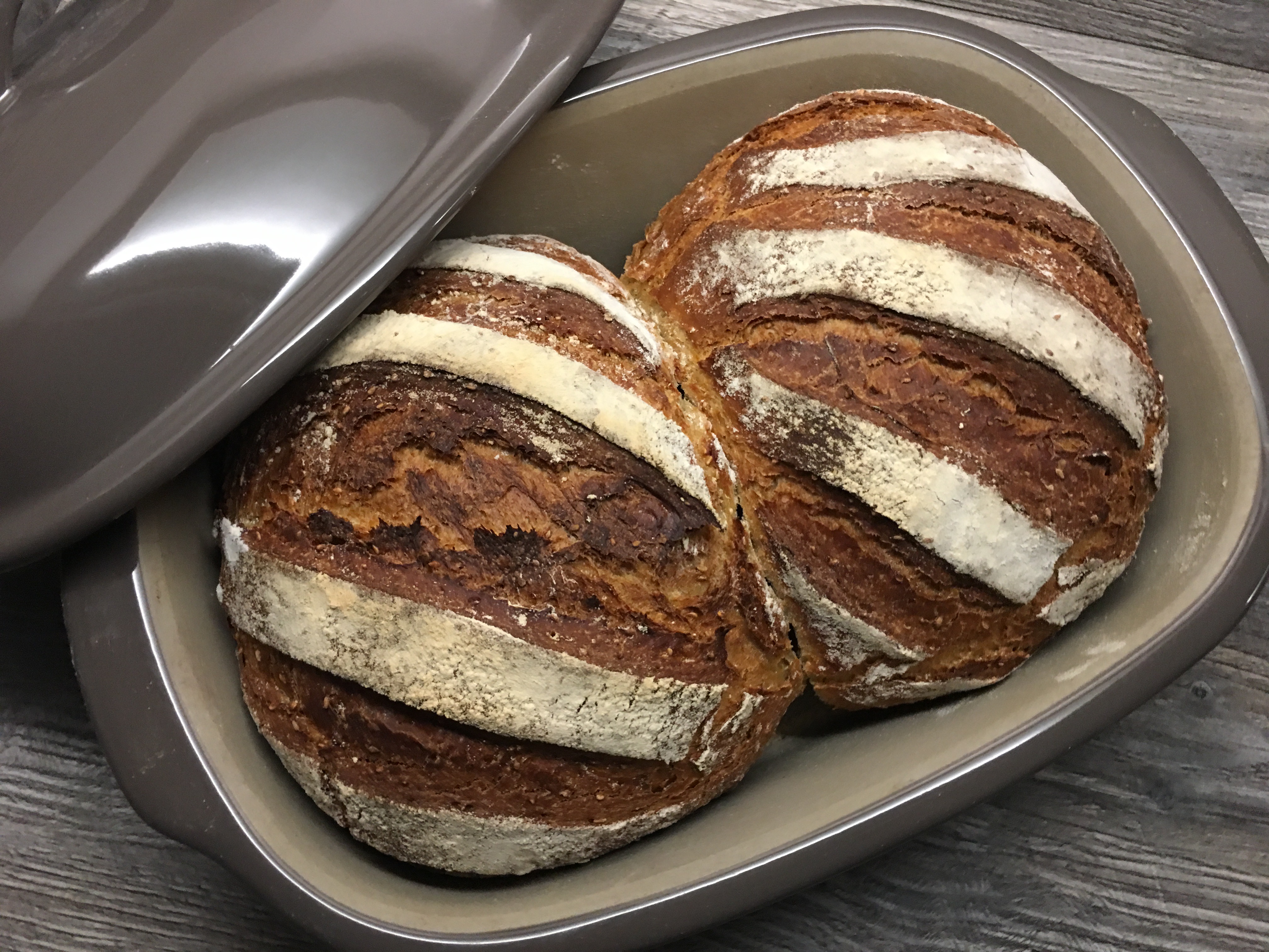 pampered chef brot mit sauerteig