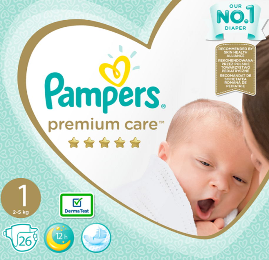 pieluchy pampers premium care 2 za 1 grosz rossmann