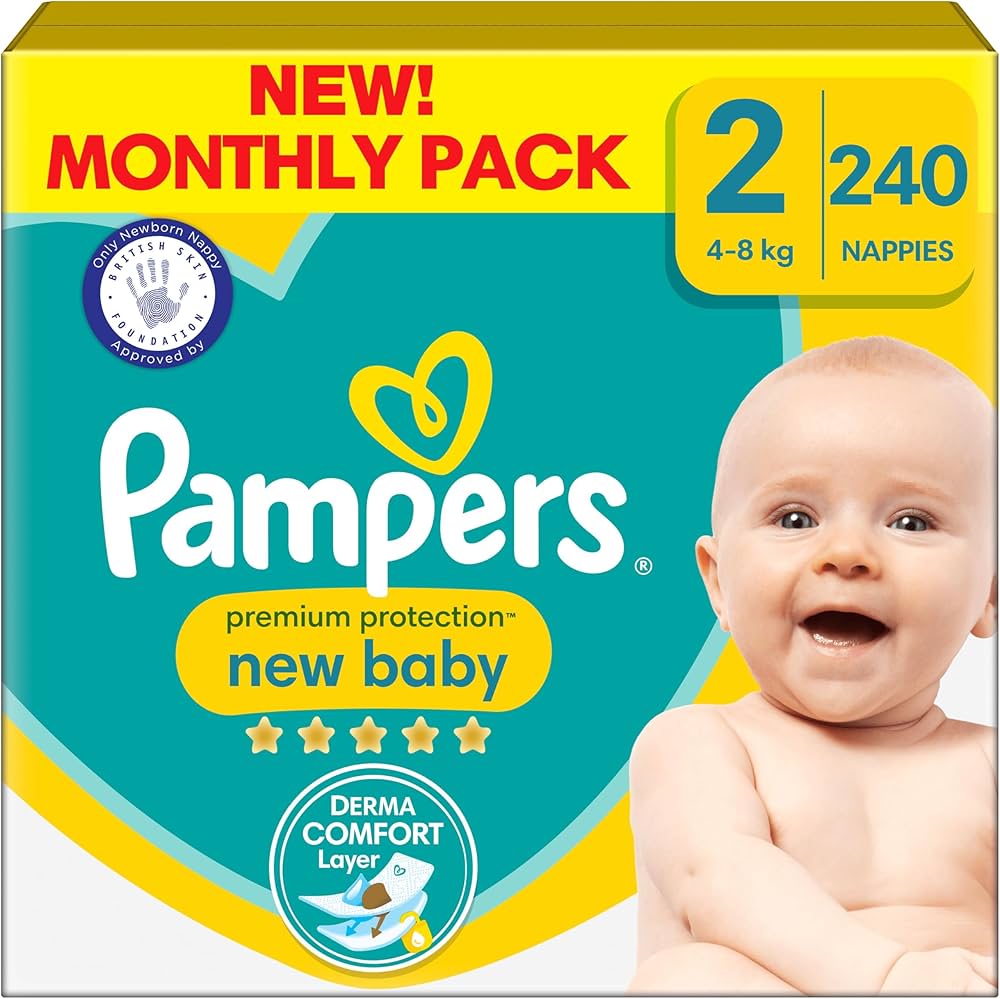 pampers monthly pack size 2