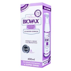 biovax do włosów ciemnych szampon