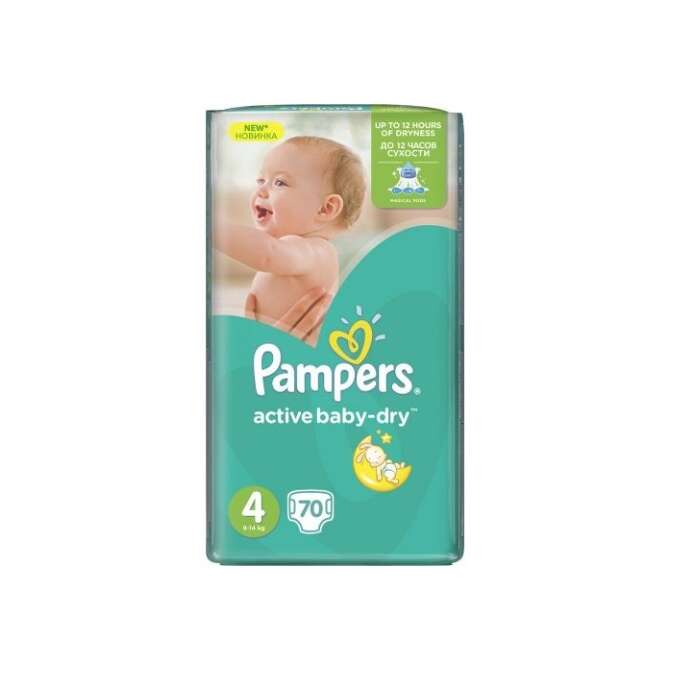 pieluchy pampers active baby dry 4