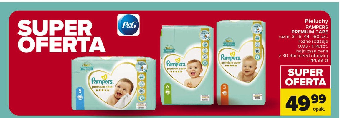 promocje pieluch pampers 6