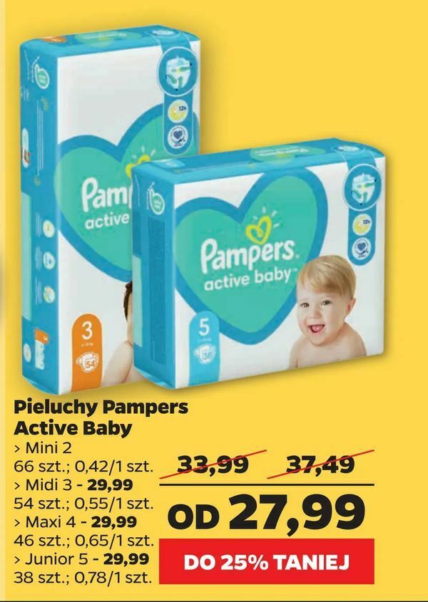 promocje na pieluszki pampers