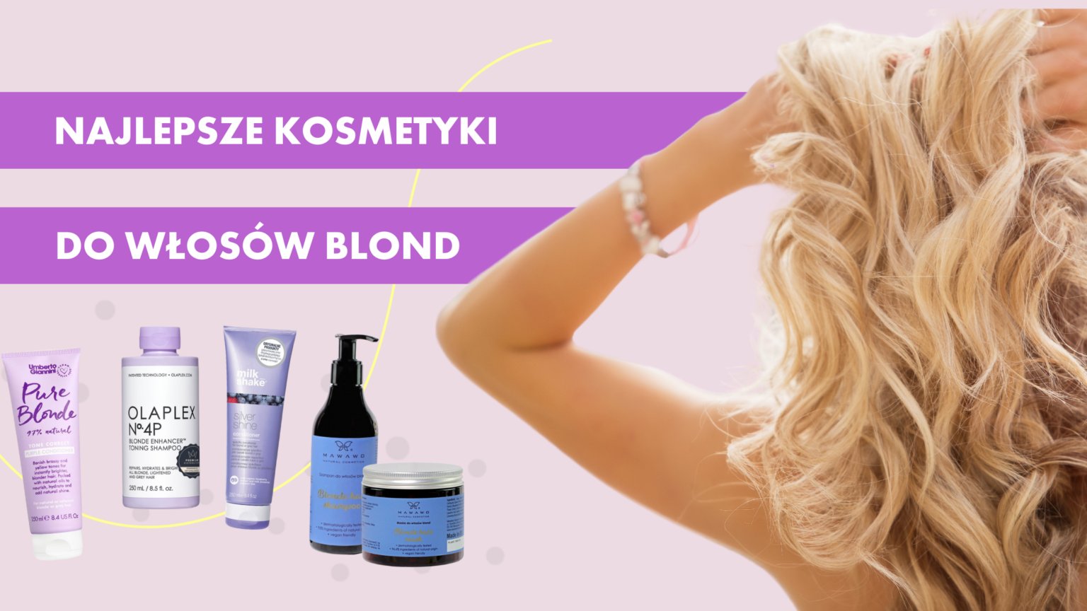 szampon maska i odzywka do wlosow blond