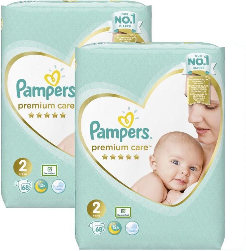 pampers premium care pieluchy jednorazowe rozmiar 2 mini 80