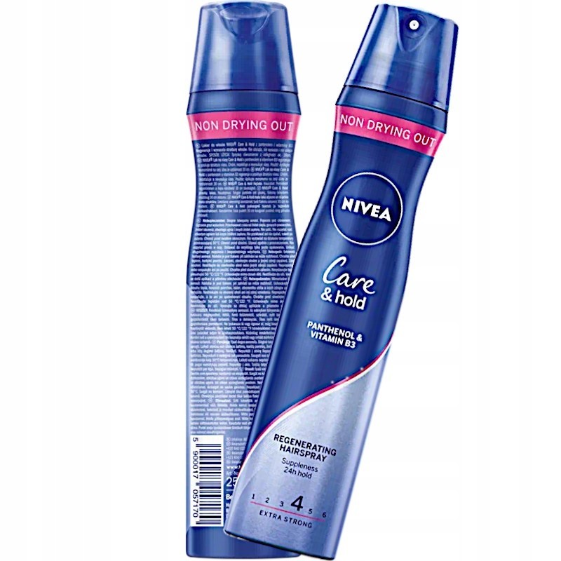 nivea care&hold lakier do włosów