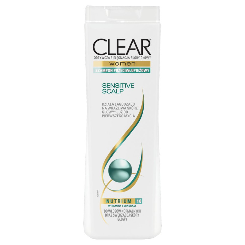 clear women szampon do włosów sensitive scalp