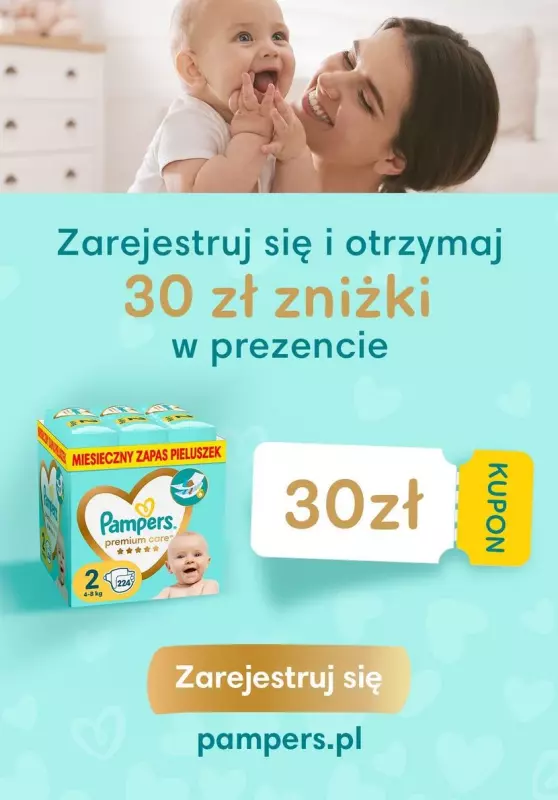 rejestracja na stronie pampers