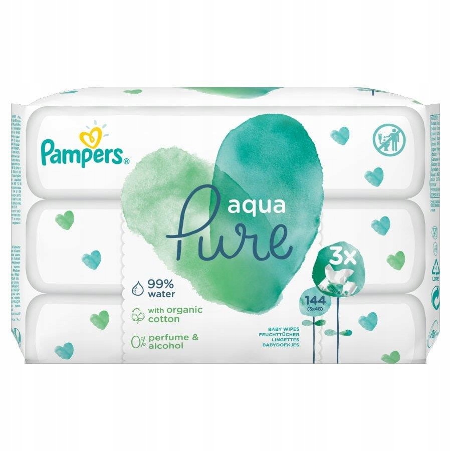 pieluchy pampes aqua pure 3