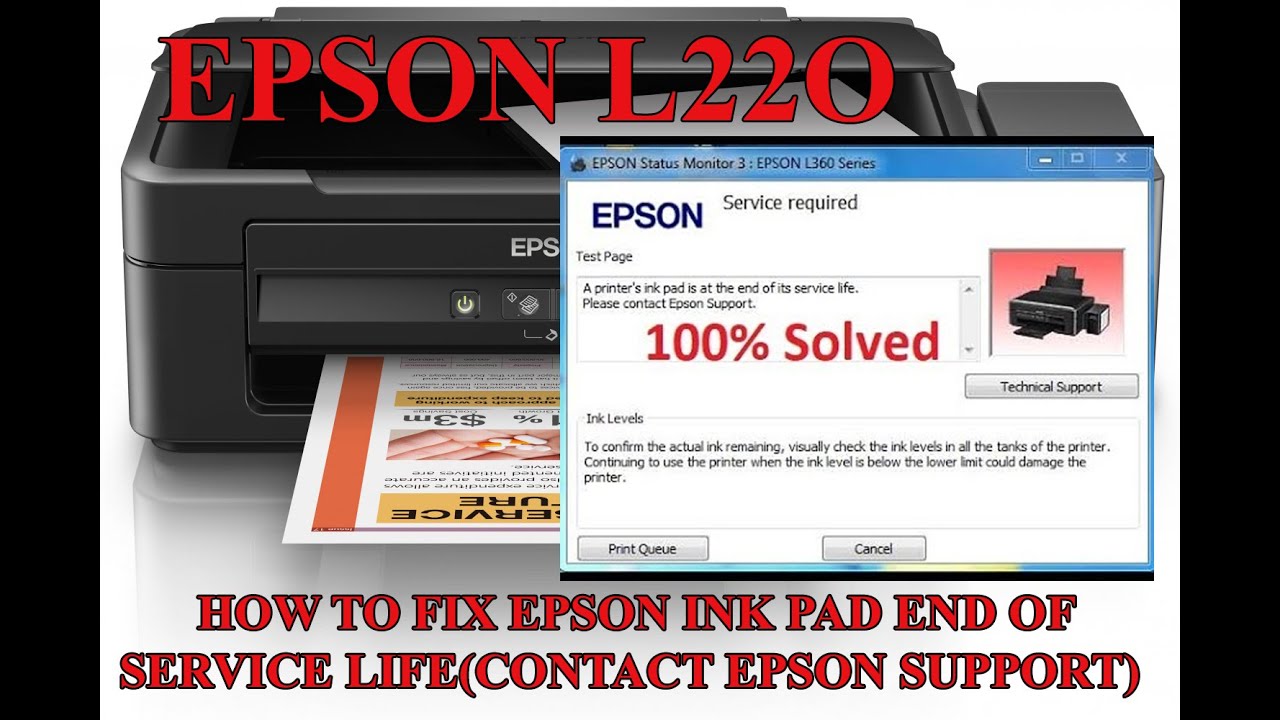 epson l220 reset pampers