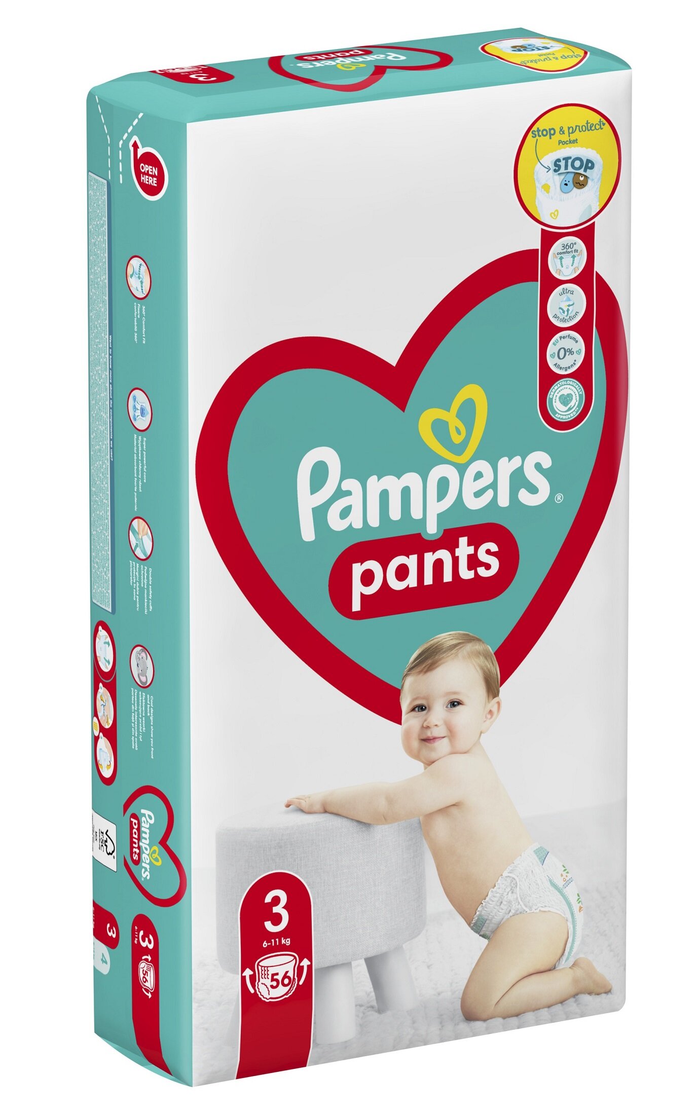 pampers pants 3 waga