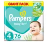 pampers new beby dry 76