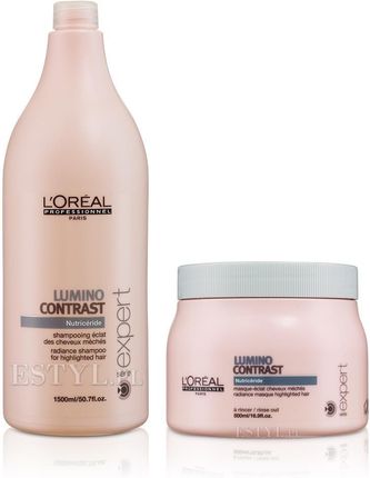 loreal lumino contrast szampon i maska