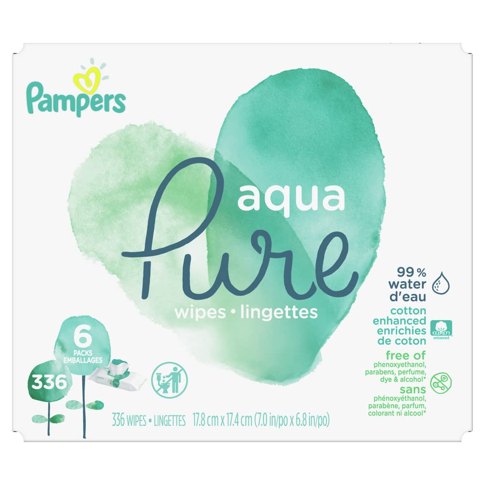 pampers aqua pure wipes