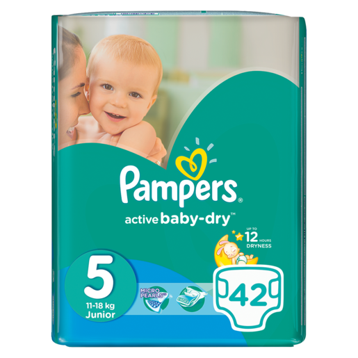 pampers active baby dry size 5