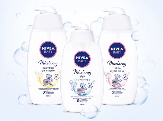 nivea baby szampon micelarny skla