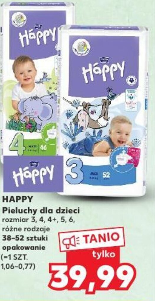 pieluchy happy newborn kaufland