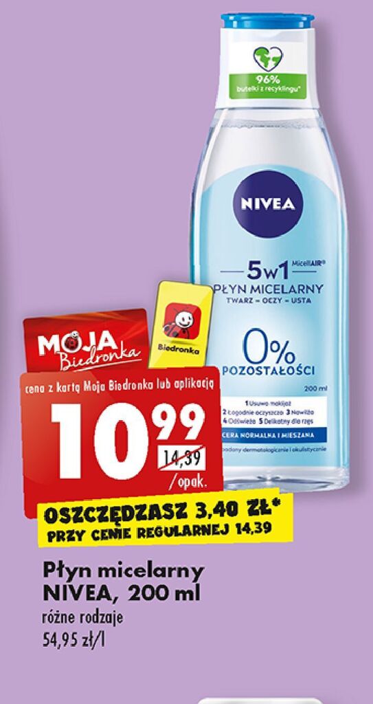 szampon nivea micelarny biedronka