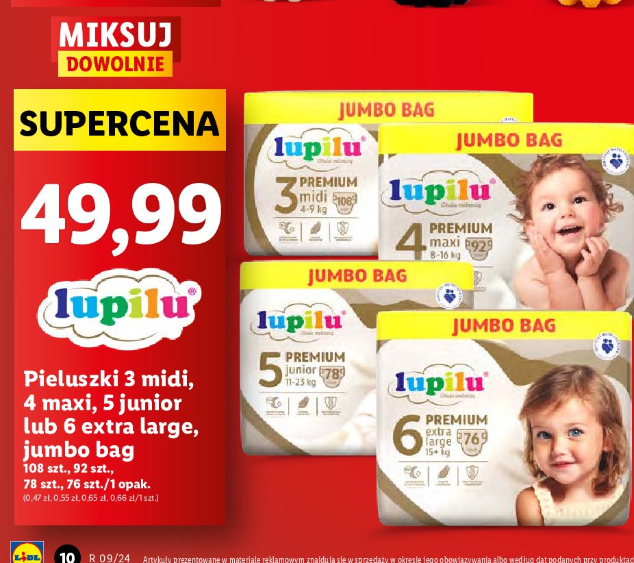 lidl promocja pieluchy