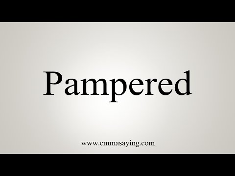 pampered pronunciation