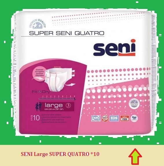 pieluchomajtki seni super quatro large 3